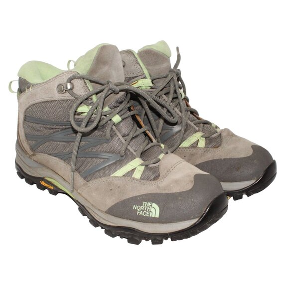 The North Face Womens Sz US 9 EU 40 Storm II Mid Waterproof Hiking Boots Gray - Picture 2 of 10